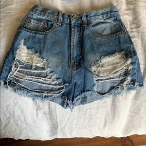 Jean shorts